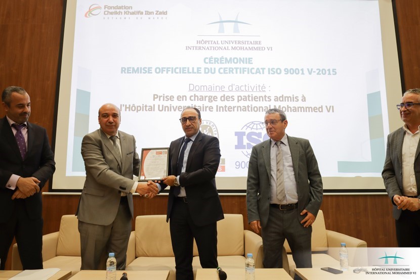 Certification ISO : l’Hôpital Mohammed VI Bouskoura renforce son engagement de la qualité et de la sécurité des soins thumbnail