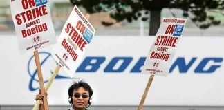 Grève à Boeing: l’administration offre une hausse des salaires de 35%