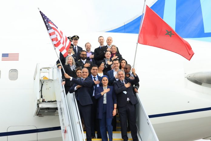 L-ONMT-et-United-Airlines-lancent-le-premier-vol-direct-New-York-Marrakech