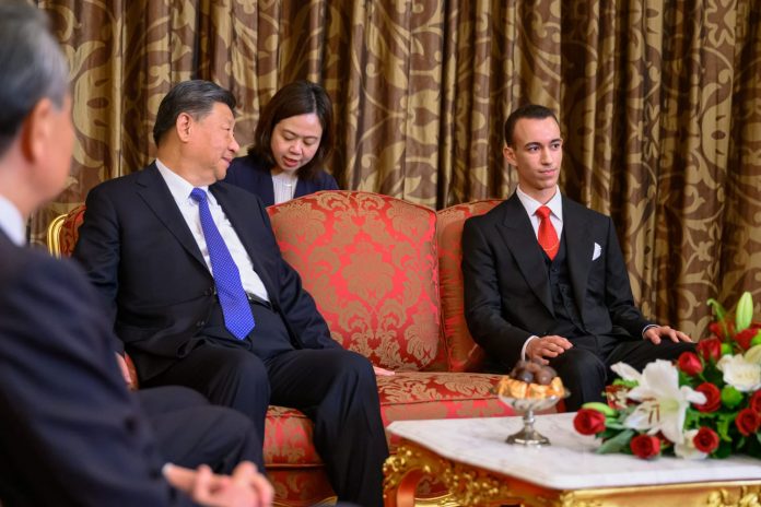 Maroc-Chine: SAR le Prince Héritier Moulay El Hassan reçoit Xi Jinping à Casablanca