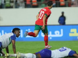 Maroc-Lesotho : Les Lions de l'Atlas dominent 5-0 à la Mi-Temps