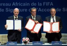 Marrakech: Signature d'un accord de siège du Bureau Afrique de la FIFA au Maroc