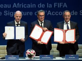 Marrakech: Signature d'un accord de siège du Bureau Afrique de la FIFA au Maroc