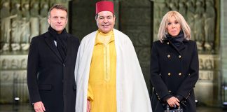 Notre-Dame de Paris: SAR le Prince Moulay Rachid prend part au dîner offert par le Président français et Mme Brigitte Macron