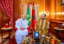 SM le Roi Mohammed VI reçoit le Président de la Mauritanie à Casablanca