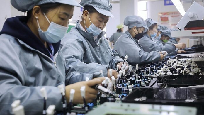 La Chine enregistre une baisse de l'activité manufacturière